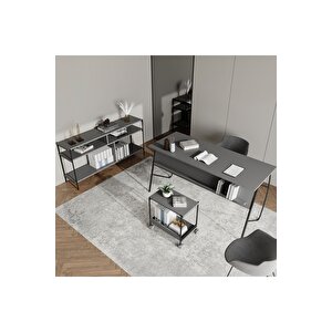 Lagomood Ella Ofis Dolabı Antrasit Antrasit