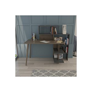 Lagomood Uzay Çalışma Masası Antrasit-ceviz Antrasit Ceviz