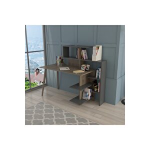 Lagomood Uzay Çalışma Masası Antrasit-ceviz Antrasit Ceviz