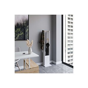 Lagomood İrony Joline Ofis Takımı  Beyaz Meşe Beyaz - Meşe
