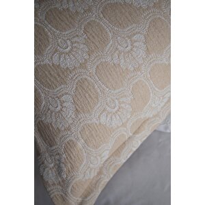 Çi̇ft Ki̇şi̇li̇k Yatak Örtüsü Nevresi̇m Set Madrid Beige - Yatak Ortusu