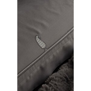 Çi̇ft Ki̇şi̇li̇k Yatak Örtülü Set Silverfox Gray - Yatak Ortusu
