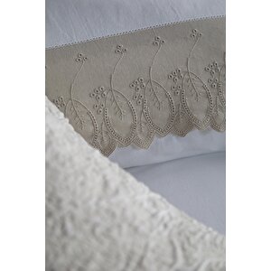 Çi̇ft Ki̇şi̇li̇k Yatak Örtüsü Nevresi̇m Set Toledo Beige - Yatak Ortusu