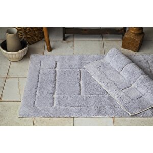 60x100 / 50x60 Banyo Paspasi Bricks Gri - Paspas
