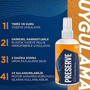 Gyeon Q²m Preserve İç Dış Plastik Trim Yenileyici Ve Koruyucu - 250 Ml -mat Görünüm Plastik Onarıcı