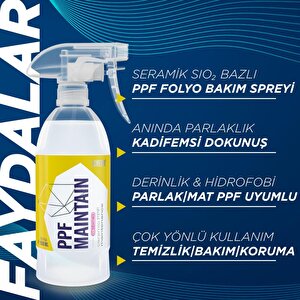 Gyeon Q²m Ppf Maintain Redefined Ppf Folyo Bakım Ve Koruma Cilası - 500 Ml -seramik Sprey Wax
