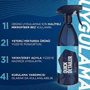 Gyeon Q²m Quickdetailer Seramik Bazlı Parlatıcı Yüzey Detaylandırıcı - 1000 Ml -leke Giderici Cila