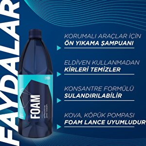 Gyeon Q²m Foam Araç Ön Yıkama Şampuanı Konsantre - 1000 Ml - Yoğun Köpüklü Prewash Snow Foam