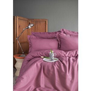 Çi̇ft Ki̇şi̇li̇k Bambu Nevresi̇m Takimi Ellie Violet - Nevresim