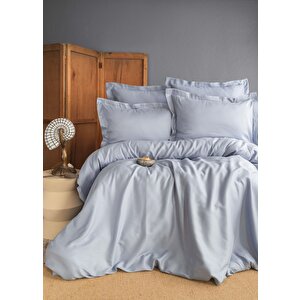 King Size Bambu Nevresi̇m Takimiellie Blue - Nevresim