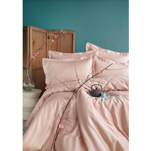 King Size Bambu Nevresi̇m Takimi Ellie Blush - Nevresim