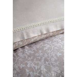 Çi̇ft Ki̇şi̇li̇k Krep Nevresi̇m Takimi Galvin Beige - Nevresim