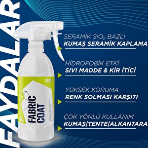 Gyeon Q² Fabriccoat Araç Kumaş Koltuk Tente Koruyucu - 400 Ml - Seramik Bazlı Nano Su İtici