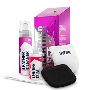 Gyeon Q²m Leatherset Natural Modern Deri Günlük Hafif Temizlik Ve Bakım Seti (5 Parça) - 200 Ml