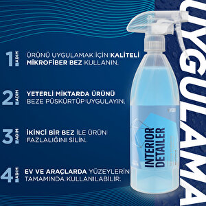 Gyeon Q²m İnteriordetailer Araç İçi Bakteri Virüs Temizleyici - 4000 Ml -alkol Bazlı Dezenfektan