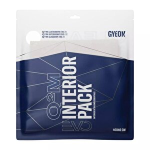 Gyeon Q²m Interiorpack Evo İç Aksam Mikrofiber Detaylı Temizlik Bezi Seti 4'lü Paket - 40x40 Cm