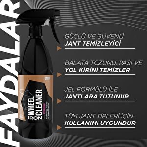 Gyeon Q²m Iron Wheel Cleaner Redefined Jant Temizleyici Demir Tozu Balata Tozu Çözücü - 4000 Ml