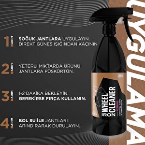 Gyeon Q²m Iron Wheel Cleaner Redefined Jant Temizleyici Demir Tozu Balata Tozu Çözücü - 4000 Ml