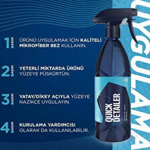 Gyeon Q²m Quickdetailer Seramik Bazlı Parlatıcı Yüzey Detaylandırıcı - 500 Ml -leke Giderici Cila