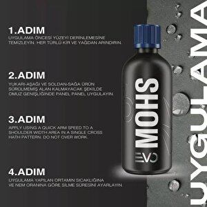 Gyeon Q² Mohs Evo Light Box Seramik Kaplama - 50 Ml - 9h Oto Boya Koruma-su İtici