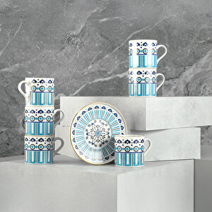 Castello 6 Kişilik Türk Kahve Fincan Takımı 90 Ml