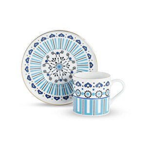 Aryıldız Castello 6 Kişilik Türk Kahve Fincan Takımı 90 Ml