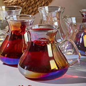Perotti ehl-i Keyf Luster 6'lı Çay Bardağı Seti 200 Ml