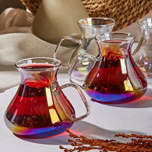 Perotti ehl-i Keyf Luster 6'lı Çay Bardağı Seti 200 Ml