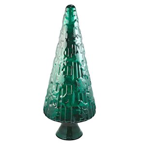 Cam Yılbaşı Ağacı Süsü 85 Cm Yeşil