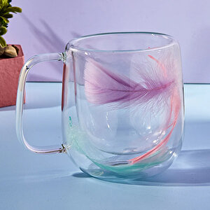 Perotti double Feather Çift Cidarlı Kupa 250 Ml