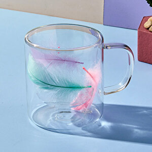Perotti double Feather Çift Cidarlı Kupa 300 Ml