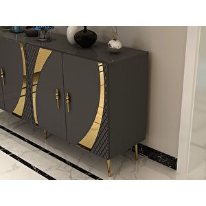 Hookdd (kb150) Konsol antrasit-altın Antrasit