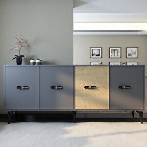 Cherry 180 Cm Konsol(kx180) antrasit-safirmeşe Antrasit-Safirmeşe