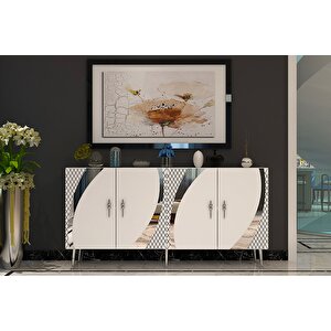 Hookdd (kb150) Konsol beyaz-gümüş Beyaz-Gümüş