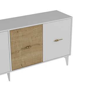Very 180 Cm Konsol (kx180) Beyaz-safirmeşe