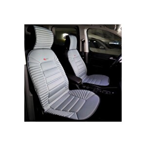 Seat İbiza Eski̇ Lüx Oto Koltuk Minderi Ön 2'li Set Bumerang Serisi Gri̇