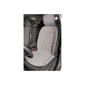 Seat İbiza Eski̇ Lüx Oto Koltuk Minderi Ön 2'li Set Bumerang Serisi Gri̇
