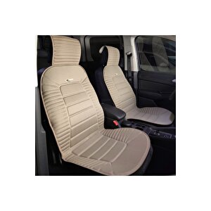 Volvo 940 Lüx Oto Koltuk Minderi Ön 2'li Set Bumerang Serisi Bej