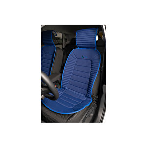Seat İbiza Yeni̇ Lüx Oto Koltuk Minderi Ön 2'li Set Bumerang Serisi Mavi̇