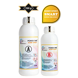 1500 Gram Hobby Epoxy Smart/ Ultra Şeffaf Ve Parlak Epoksi Reçine Ince Döküm