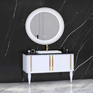 Laura Banyo Dolabı 120 Cm Beyaz