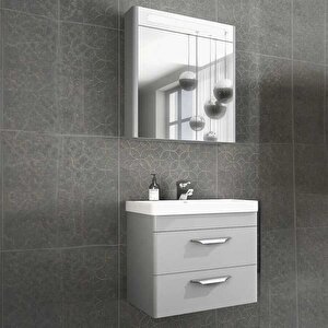 Maria Banyo Dolabı 60 Cm Gri