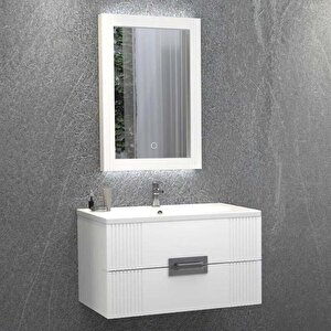 Nueva Banyo Dolabı 80 Cm Beyaz