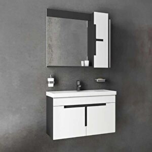 Tempo Banyo Dolabı 80 Cm Beyaz