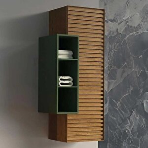 Pareja Banyo Boy Dolabı 35 Cm Meşe-yeşil