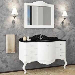 Siena Banyo Dolabı 120 Cm Beyaz
