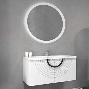 Oriz Banyo Dolabı 80 Cm Beyaz