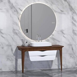 Brezza Banyo Dolabı 130 Cm Kayın