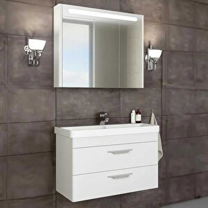 Maria Banyo Dolabı 80 Cm Beyaz