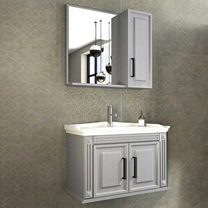 Milano Banyo Dolabı 80 Cm Gri